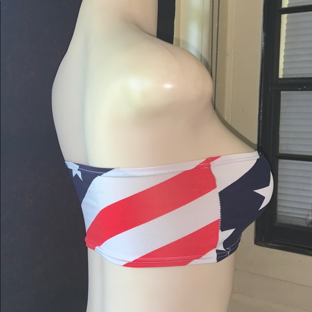[FINAL PRICE] 🍃 red white blue Patriotic tube top - Picture 8 of 11